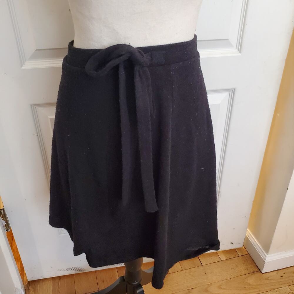 Maeve black terry skirt size XXS